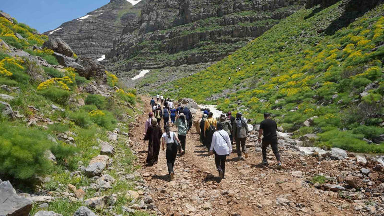 Şırnak’ın saklı cennetinde ters laleler mest etti