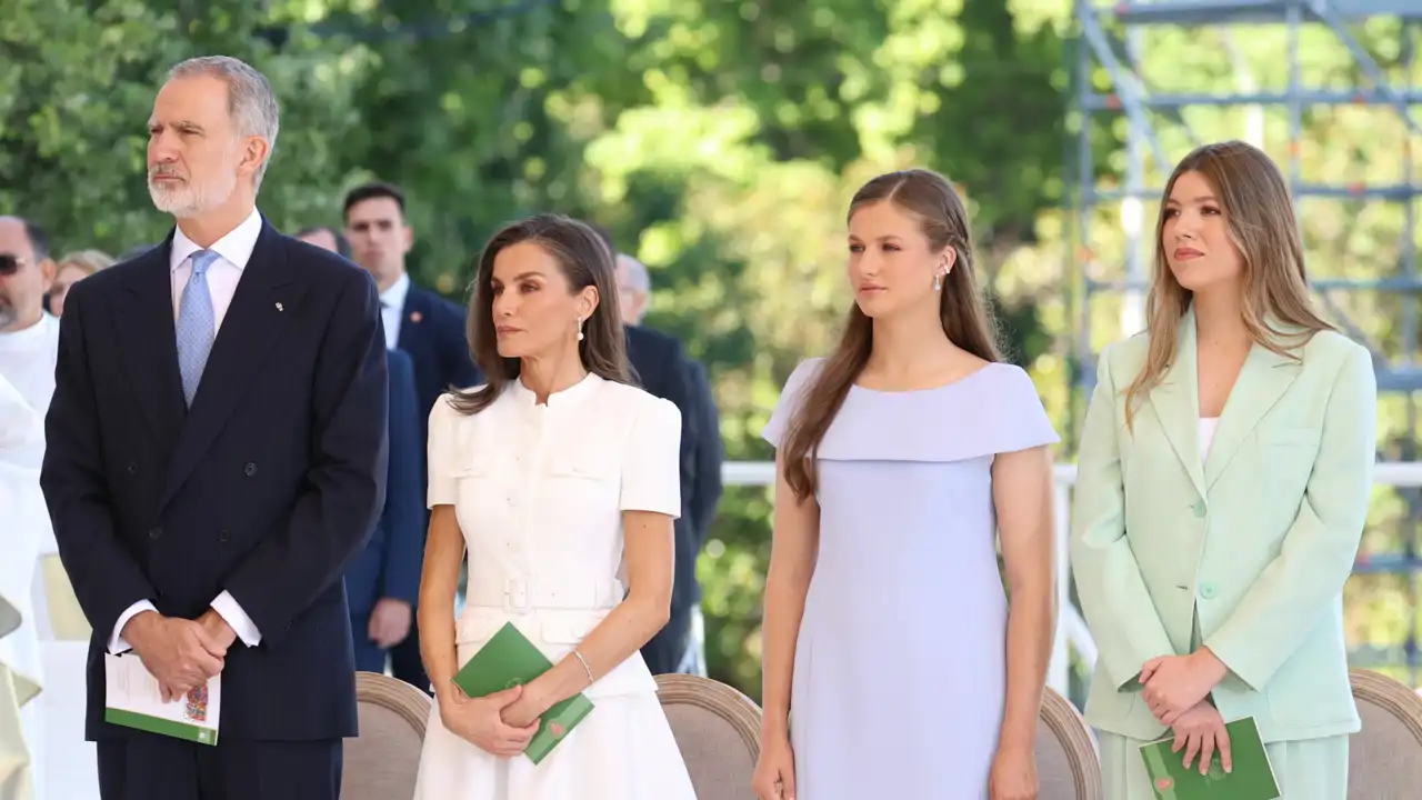 La misa del Papa en Madrid: del gesto del Rey con la princesa Leonor al ...