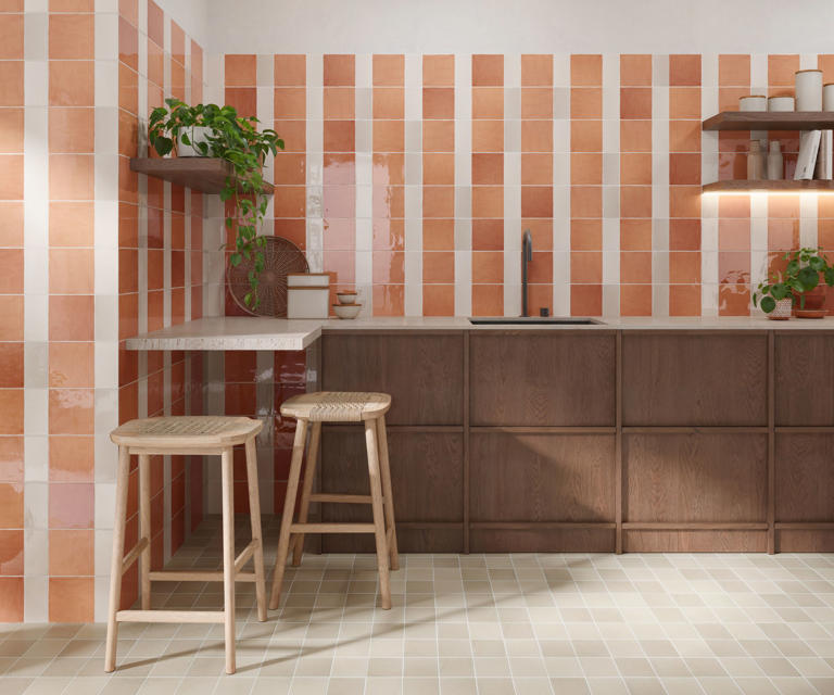 The tile pattern tricks designers use to make any space look bigger