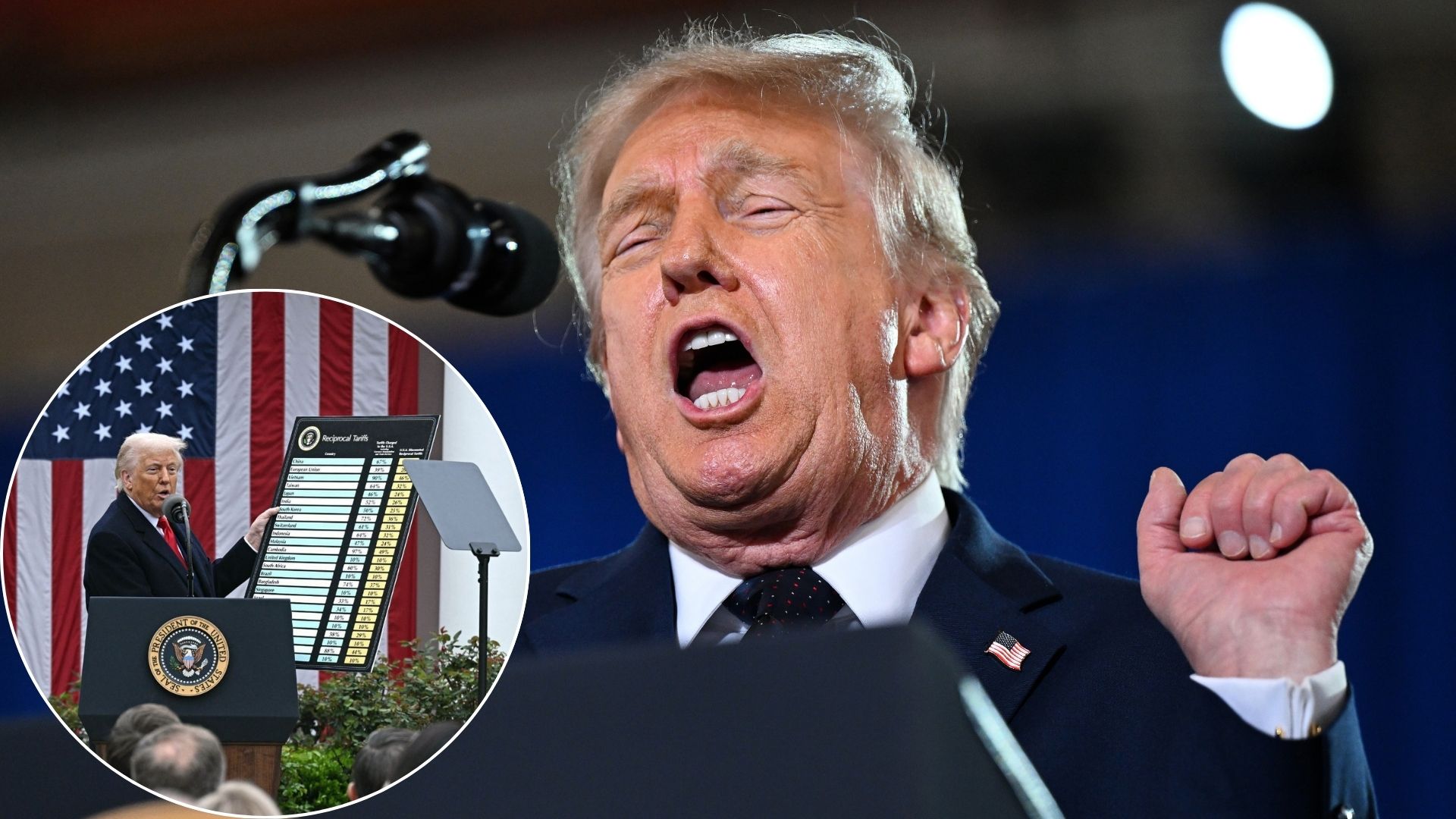 Trump impose plus de tarifs &agrave; des dizaines de pays, dont le Canada et le Mexique