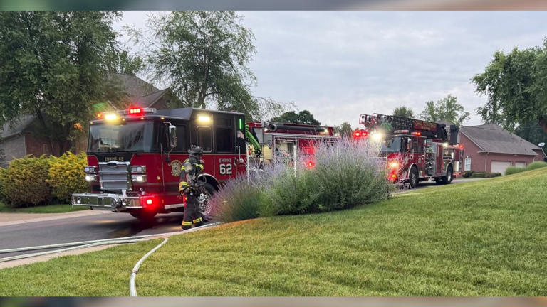 Ohio Twp. FD: Dog alerts family to early morning fire in Newburgh