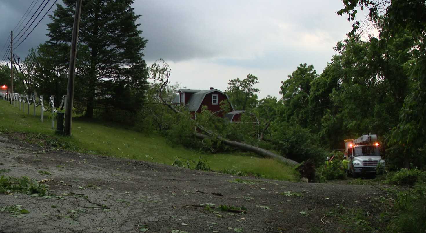 Thousands remain without power hours after strong storms in western Pa.