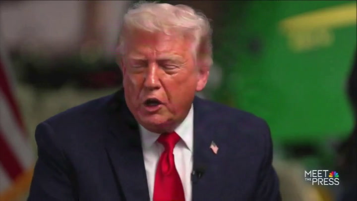 Donald Trump blames the rain for ‘Meet the Press’ meltdown