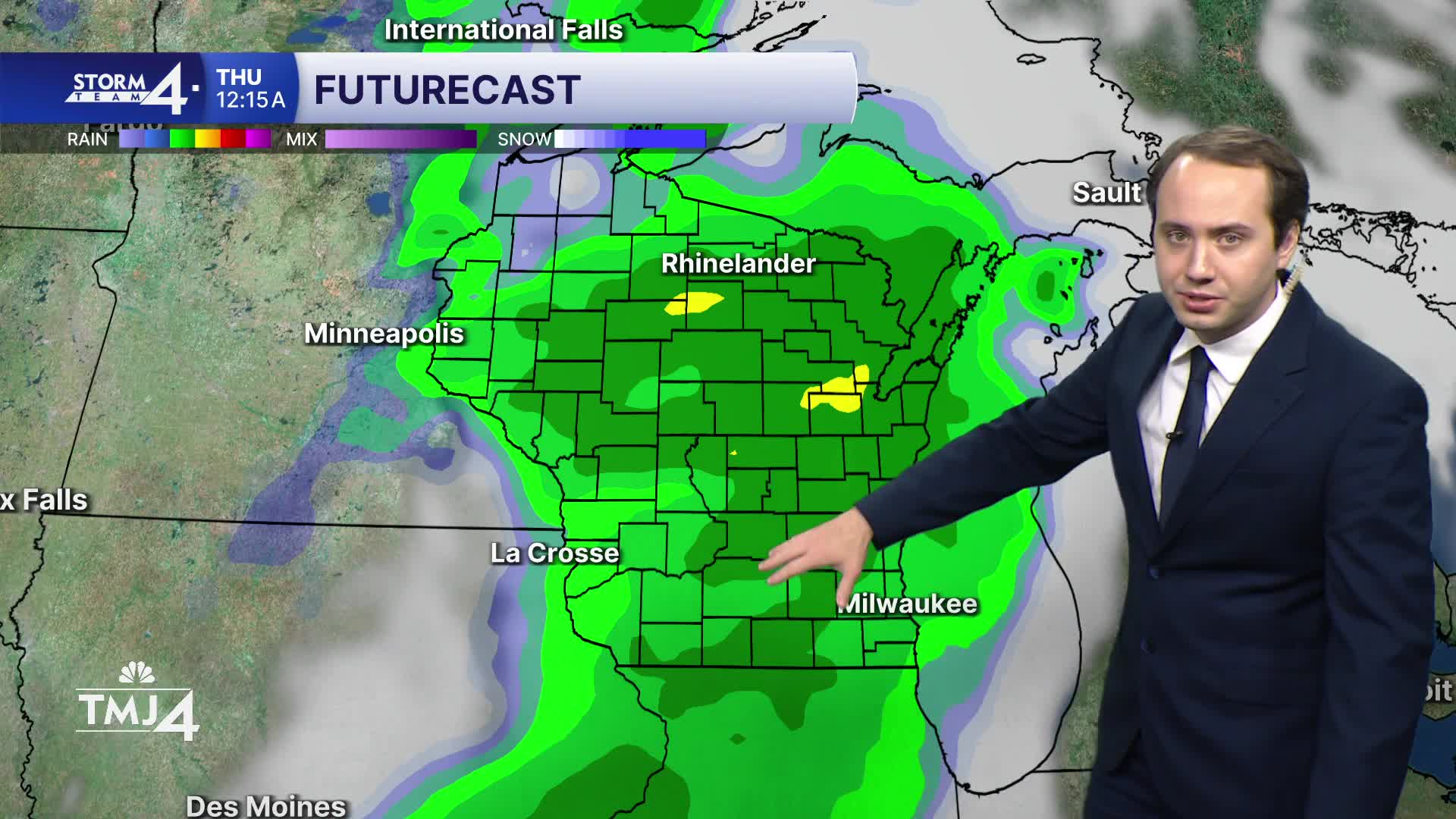 Warming up with storms this week