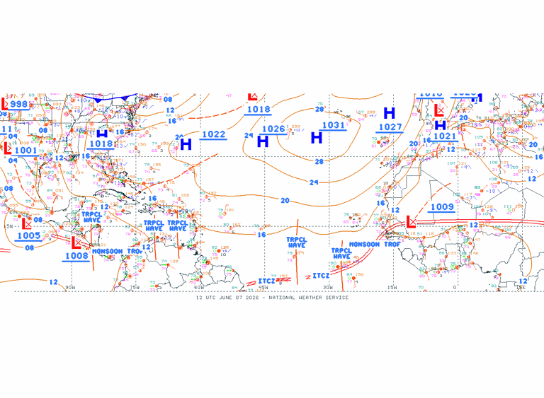 The NHC eyes the first disturbance of the Atlantic hurricane season