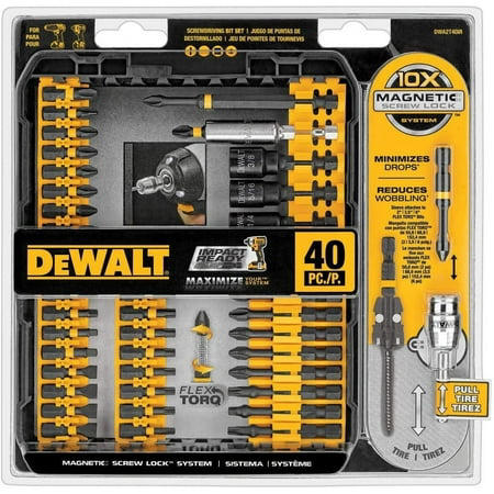 DeWalt’s 40-piece impact bit set is only $49 at Walmart