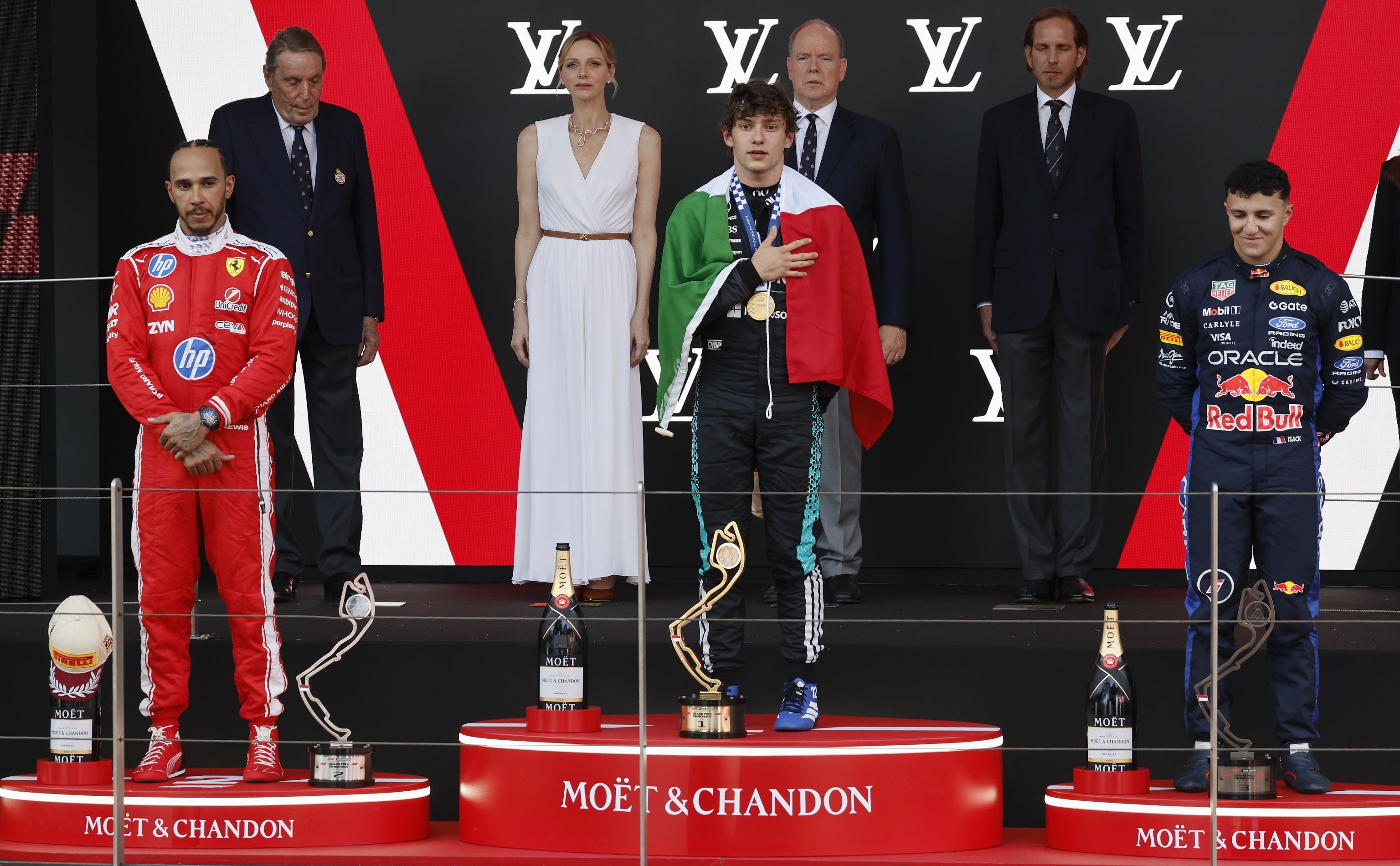 F1: Monaco; vince Antonelli, seconda la Ferrari di Hamilton