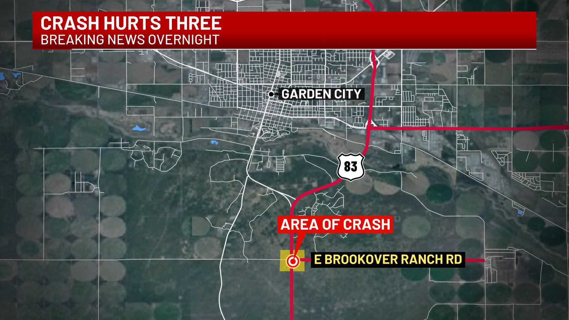 Finney County crash sends three to hospital