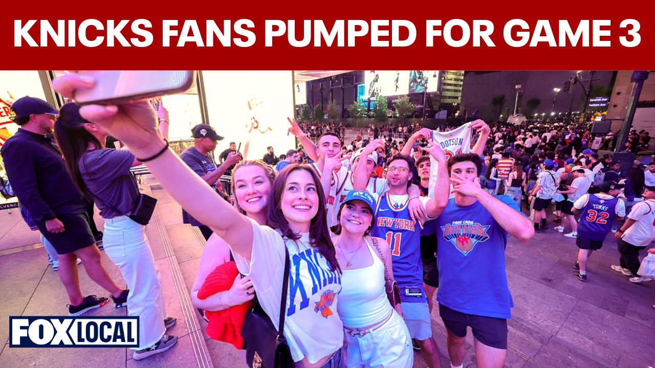 Knicks fans pumped for Game 3 of the NBA Finals on Monday night