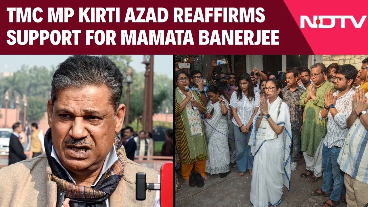 'I stand with Didi': TMC MP Kirti Azad meets Mamata Banerjee, reaffirms ...