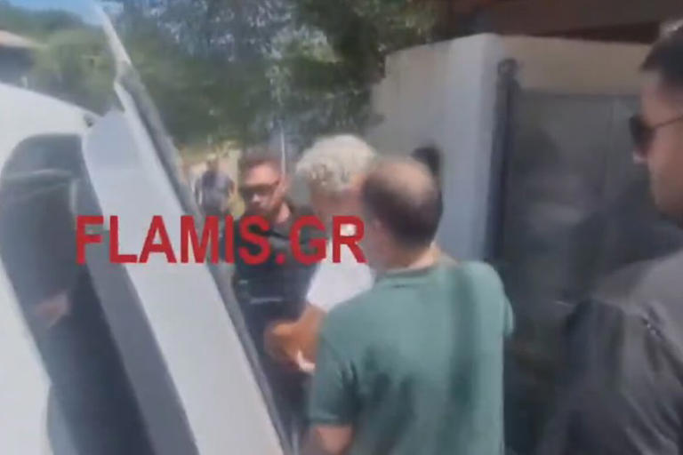 Expose corrupt NSW police: Murder suspect’s outburst outside Greek court