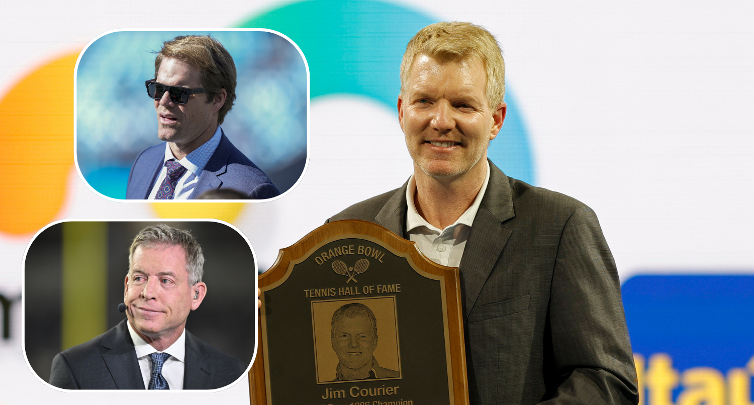 How Troy Aikman helped a tennis commentator