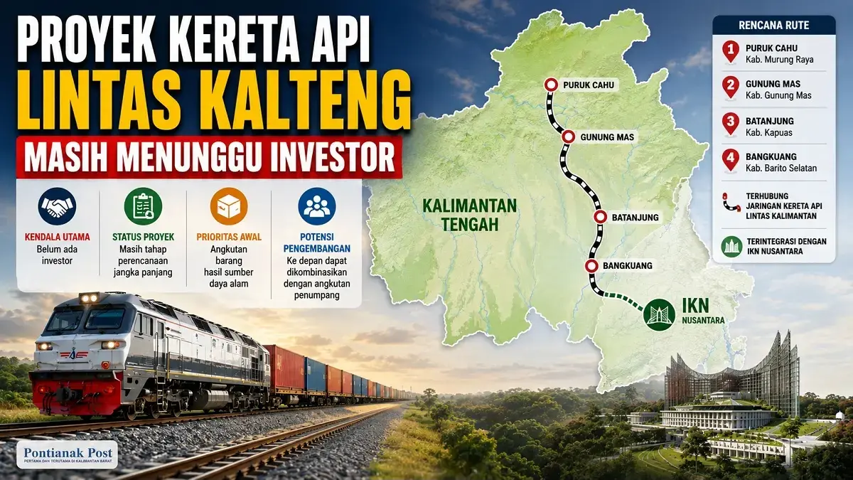 Sengkarut proyek kereta api Kalteng: Teras Narang sebut dokumen siap ...