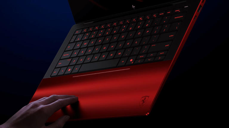 HP and Ferrari made a dreamy red laptop, and I can’t stop ogling at it