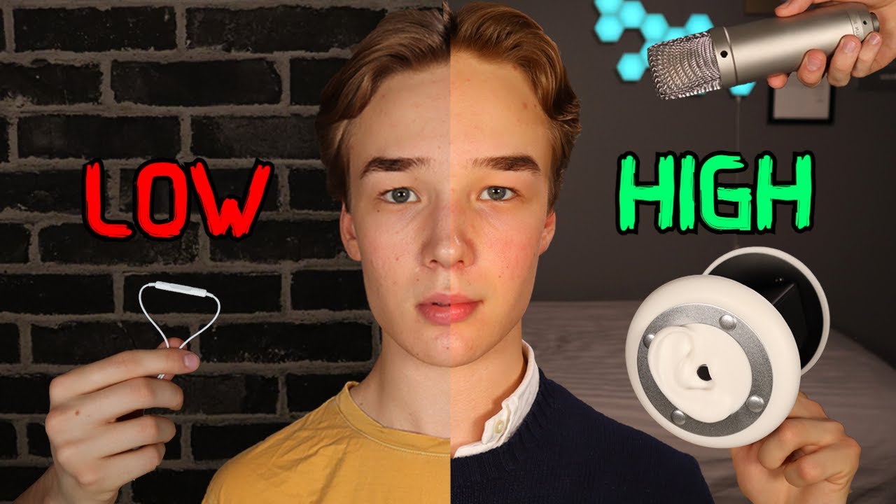 Low vs high quality ASMR