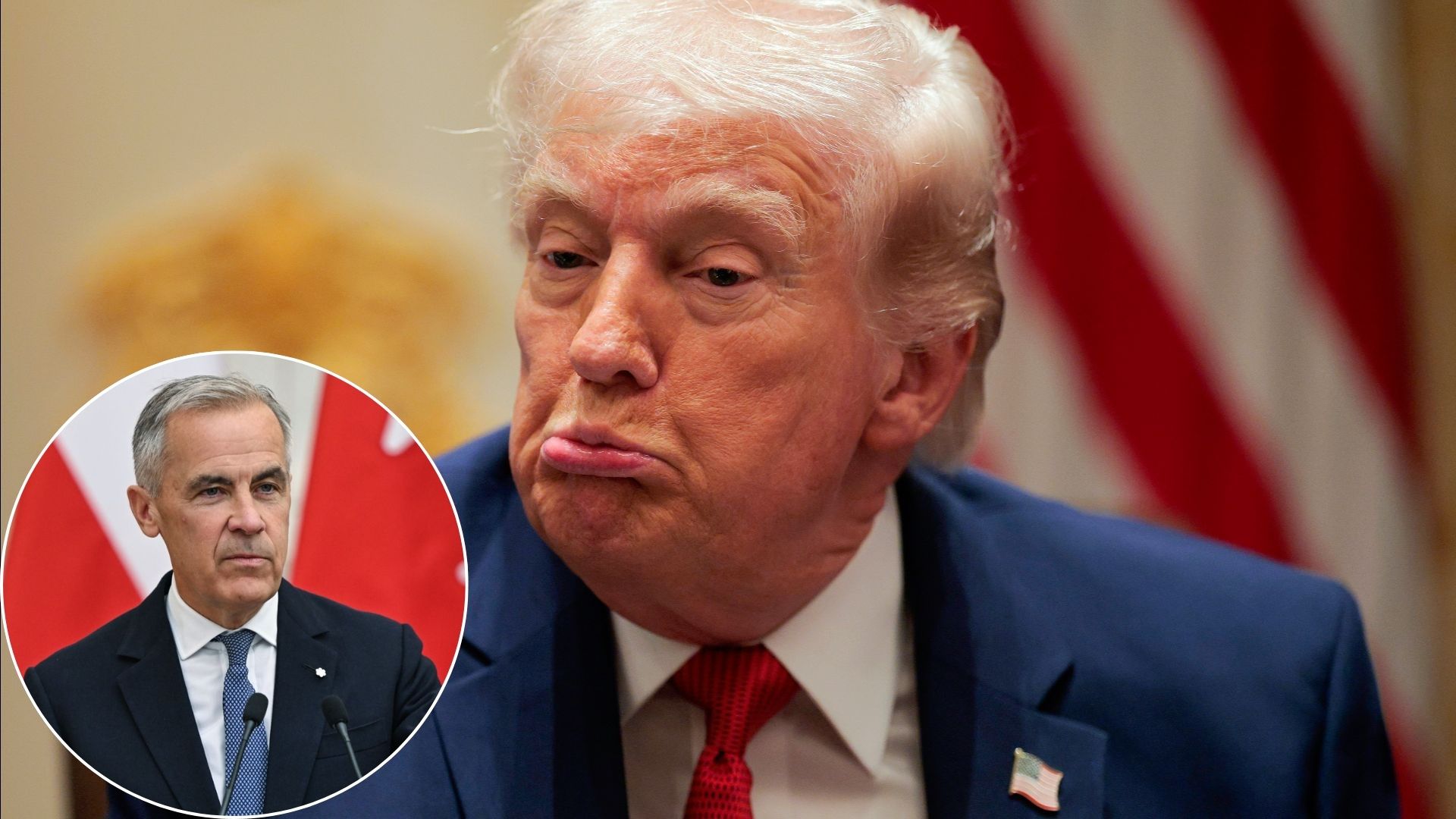 Trump ram&egrave;ne le &laquo; 51e &Eacute;tat &raquo;, Carney l'ignore