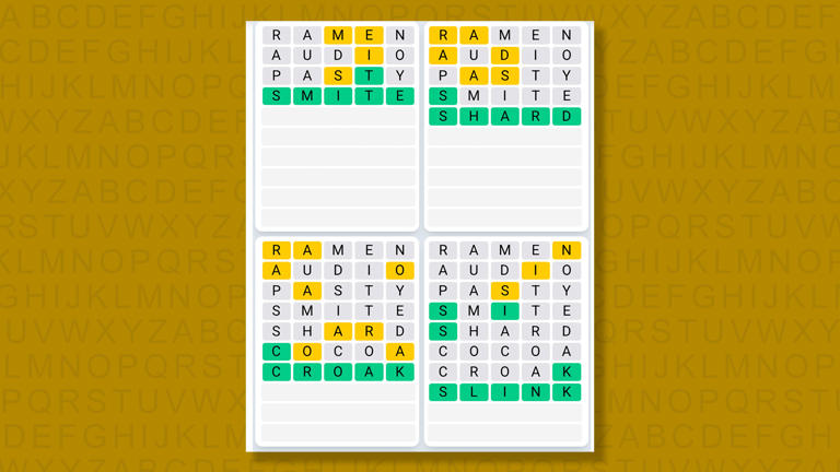 Quordle today – my hints and answers for June 8 (#1596)