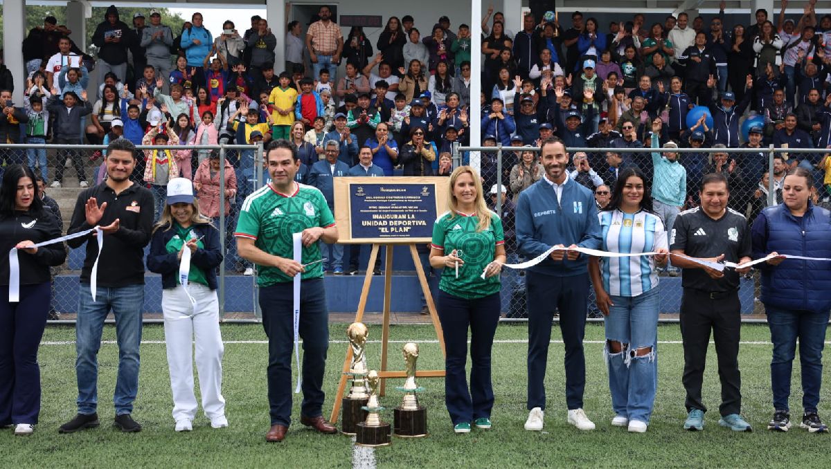 Huixquilucan estrena segunda etapa de la unidad deportiva El Plan