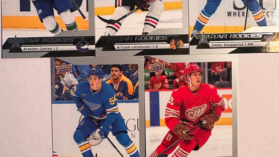2025-26 Upper Deck NHL star rookies box set review