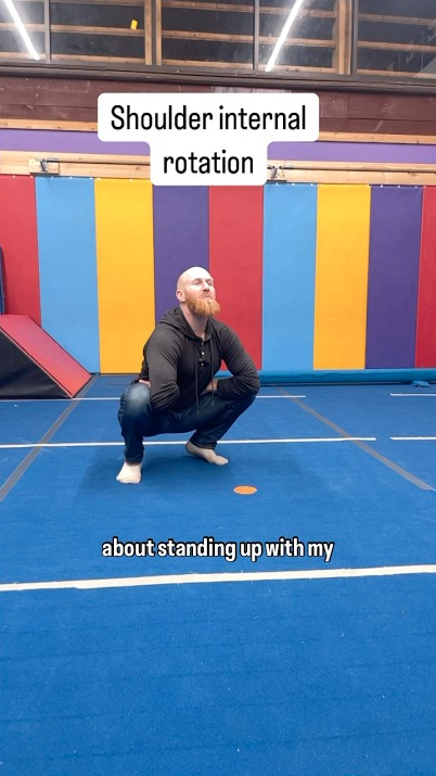Shoulder internal rotation stretch for mobility and joint health