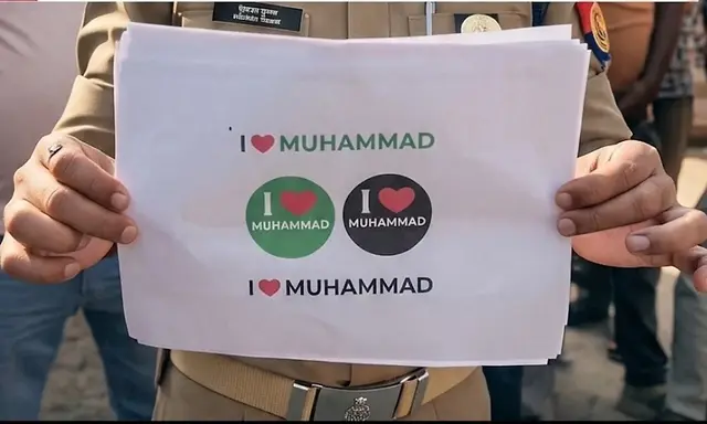 Eight booked after 'I love Muhammad' posters found during mosque ...