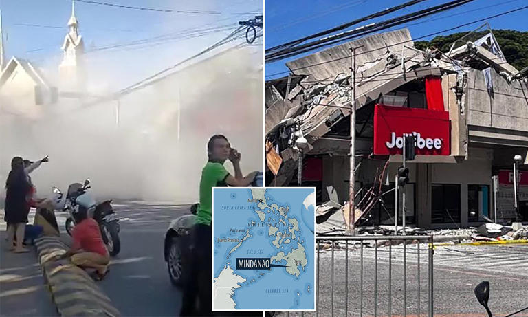 Huge magnitude 7.8 earthquake strikes the Philippines and tsunami alert ...