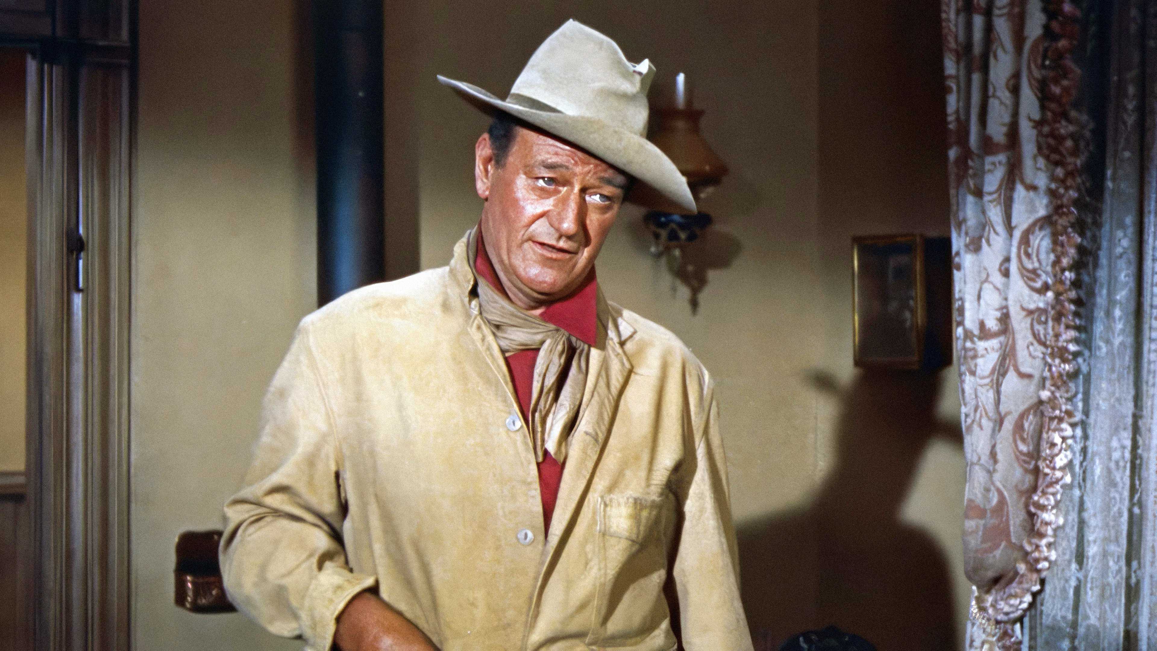 John Wayne as Sheriff Chance in Rio Bravo (1959)