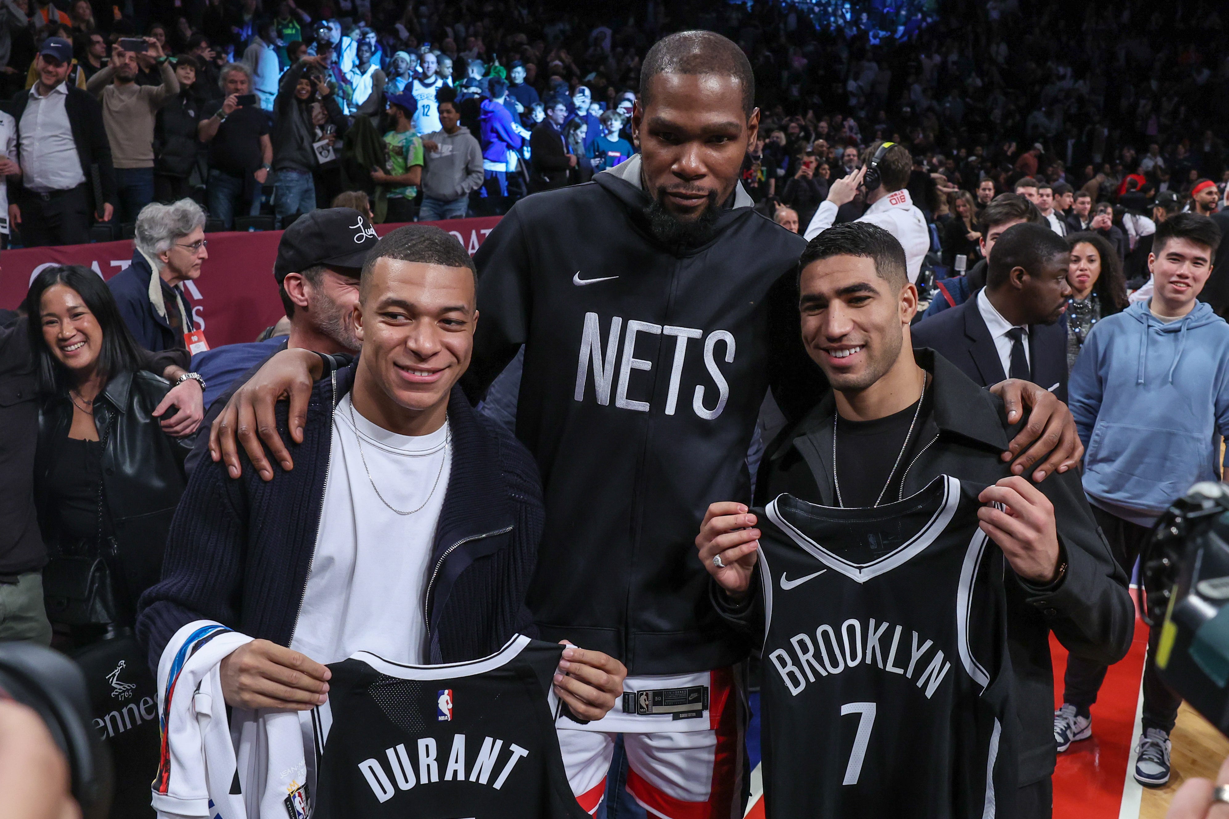 French star Kylian Mbappe names Rockets' Kevin Durant in top-5 list