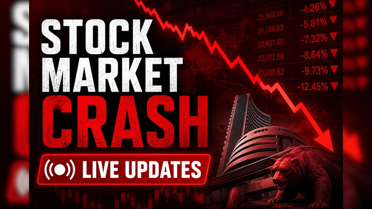 Stock market crash news today live updates: Nifty below 23,200; Sensex down 650 points over tech selloff, weak global cues