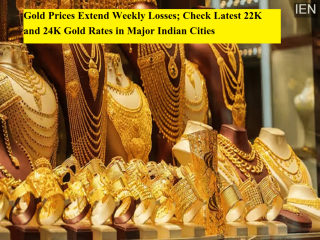 Gold prices extend weekly losses; check latest 22K and 24K gold rates ...
