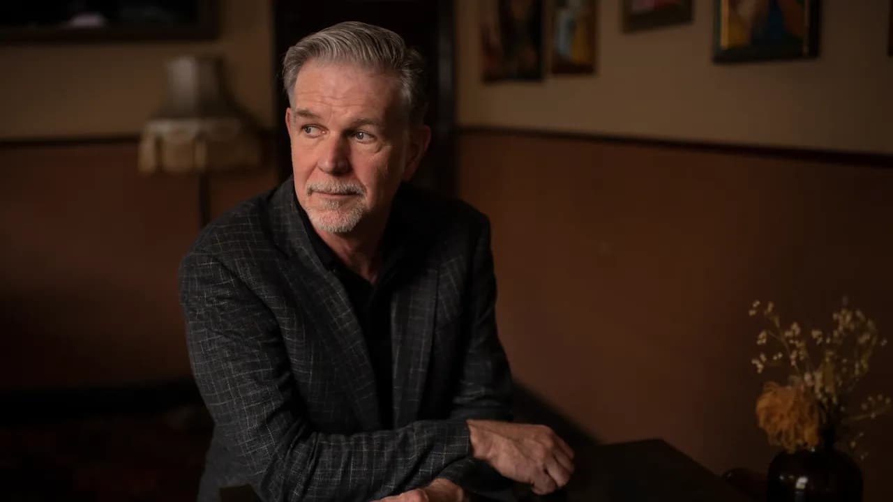 Visual Reference: Nflx Stock Bucks Market Pullback On Friday Founder Reed Hastings