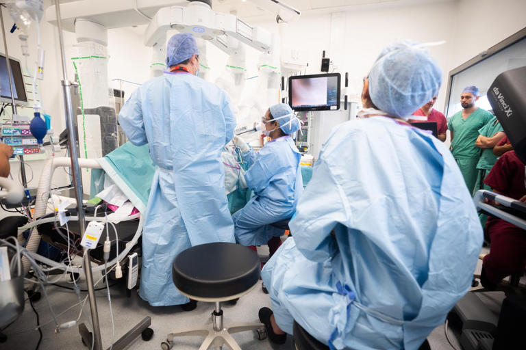 UK's first AI driven surgery in a colorectal procedure