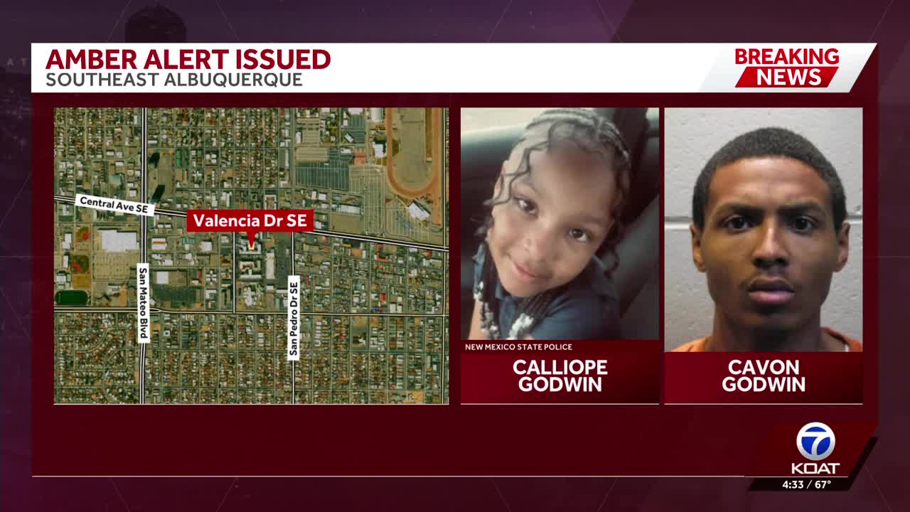 Amber Alert issued for missing girl in Albuquerque