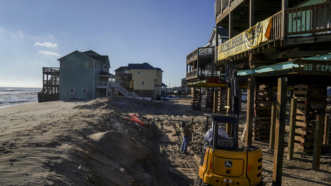 Outer Banks home relocated intact to escape erosion threat