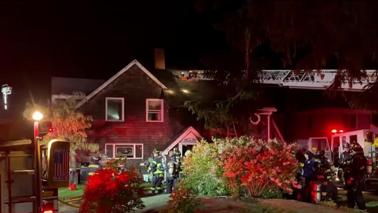 Firefighters battle house fire in Gloucester overnight