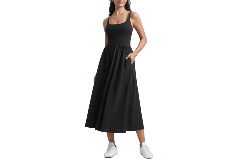 Amazon has midi and maxi dresses with a clever detail that provides extra  coverage and support — from $15