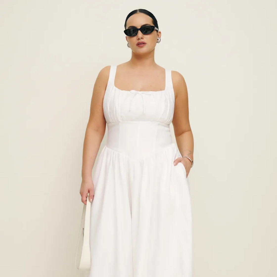 white dress for teenager Girls Teen & Pre Teen Love Shack Fancy Zuri Dress White