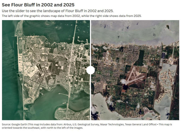 Maps show growth of Southside Corpus Christi, other areas since 2000