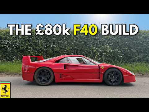 Man takes $107K garage-built Ferrari F40 out for its first drive to see ...