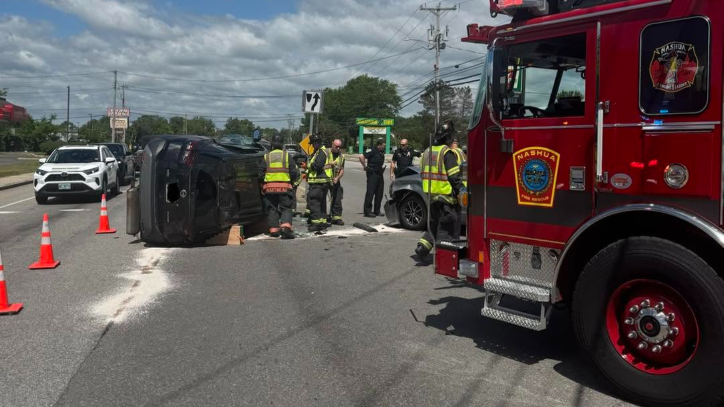 One person seriously injured in rollover crash in Nashua, NH
