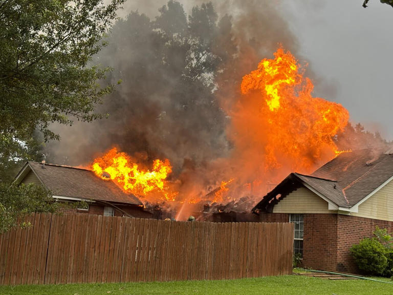 Florence home a total loss after catching fire