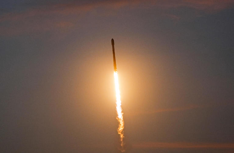 SpaceX Falcon 9 rocket lifts off early Monday from Florida on record ...