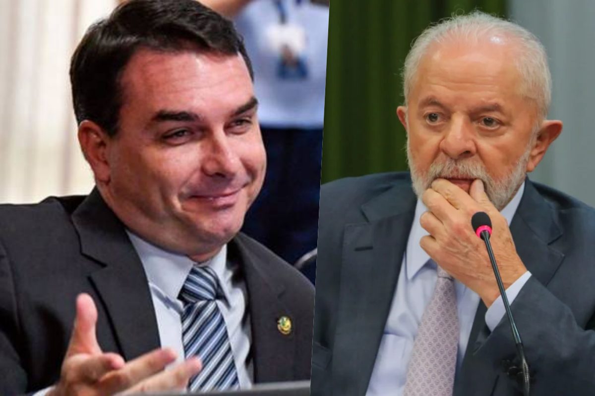 Flávio Bolsonaro e Lula. (Fotos: Divulgação/Agência Senado/Agência Brasil/Montagem Área VIP)