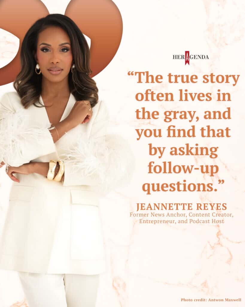 A peek inside her agenda: Jeannette Reyes