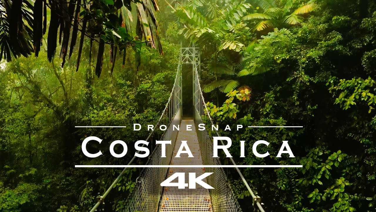 Costa Rica from the sky in a peaceful 4K nature escape