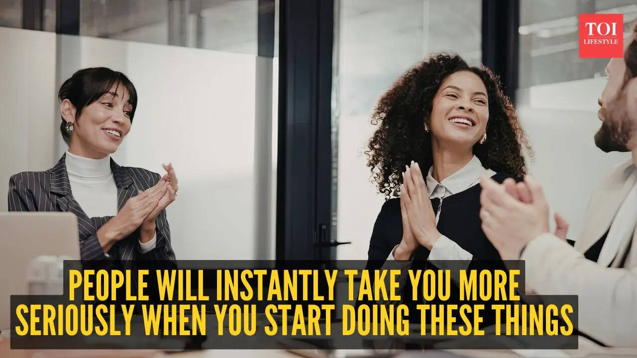 People will instantly take you more seriously when you start doing ...