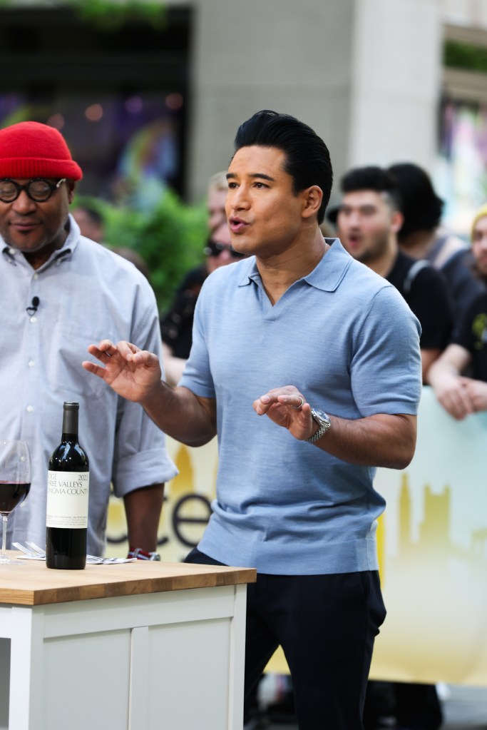Mario Lopez on the set of “Access Hollywood” on May 12, 2025, in New York City.