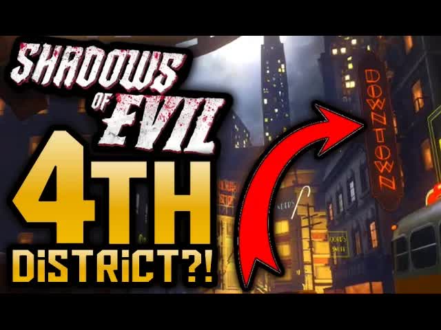 Shadows of Evil: HIDDEN / REMOVED 4th DISTRICT AREA? Secret 6th Ritual ...