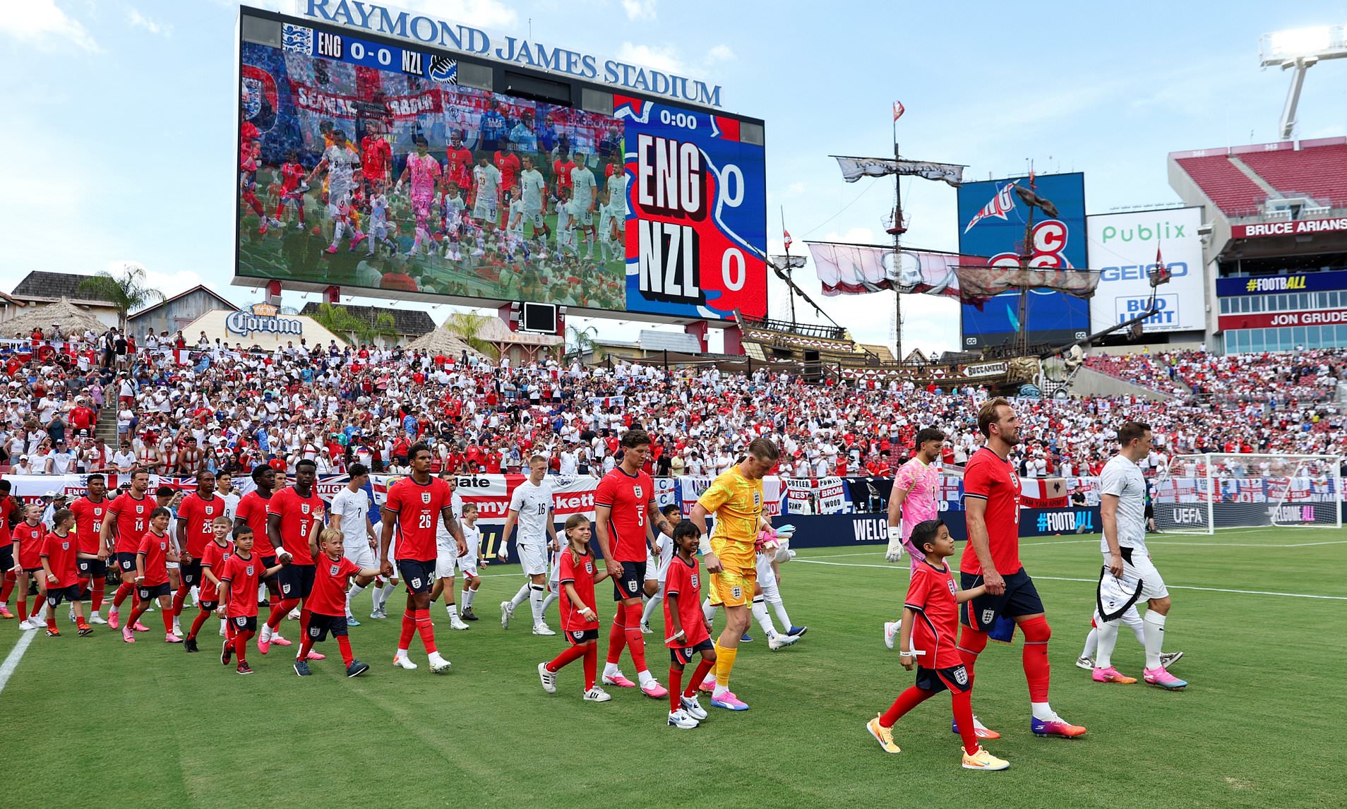 England face prospect of thunderstorms disrupting their final World Cup warm-up against Costa Rica