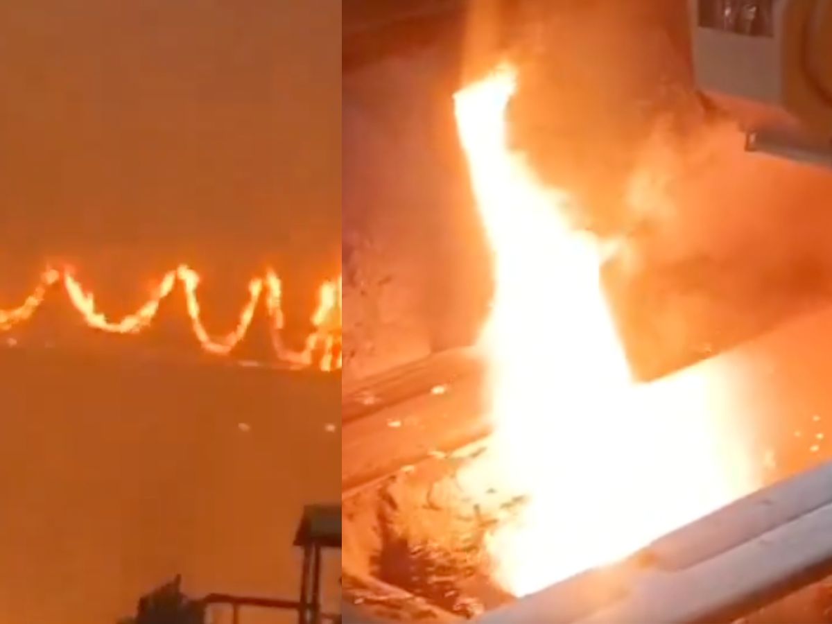 Watch video: Deadly blast at Vizag Steel Plant, molten metal spill ...